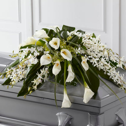 Angel Wings Casket Spray –  Sweet Peas Of Jennersville, West Grove PA